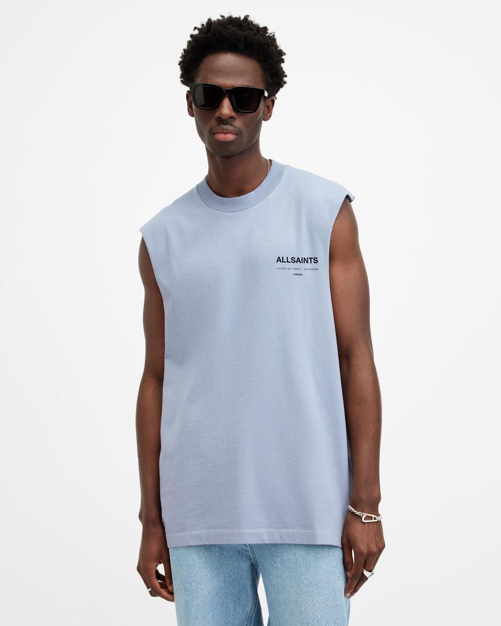 Access Relaxed Fit Sleeveless Tank Top by ALLSAINTS