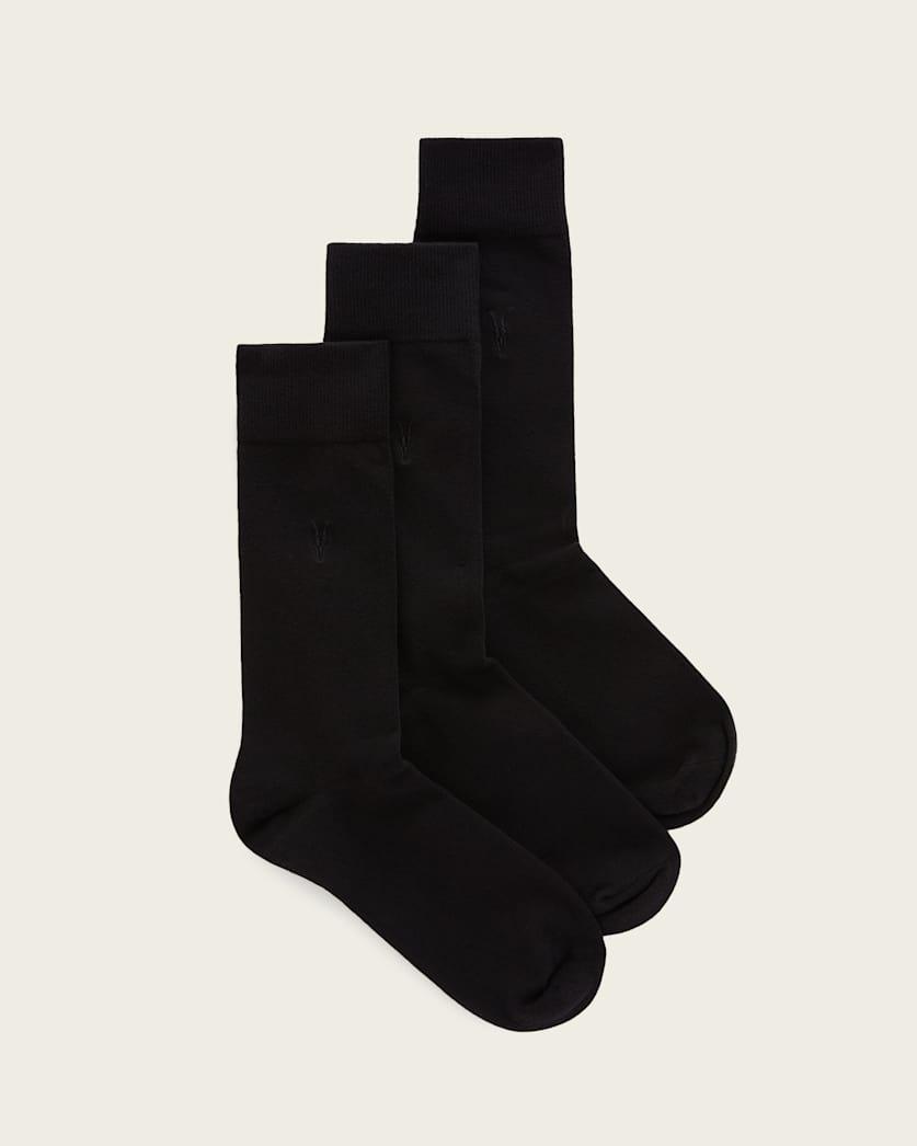Adan Ramskull Embroidered Socks 3 Pack by ALLSAINTS