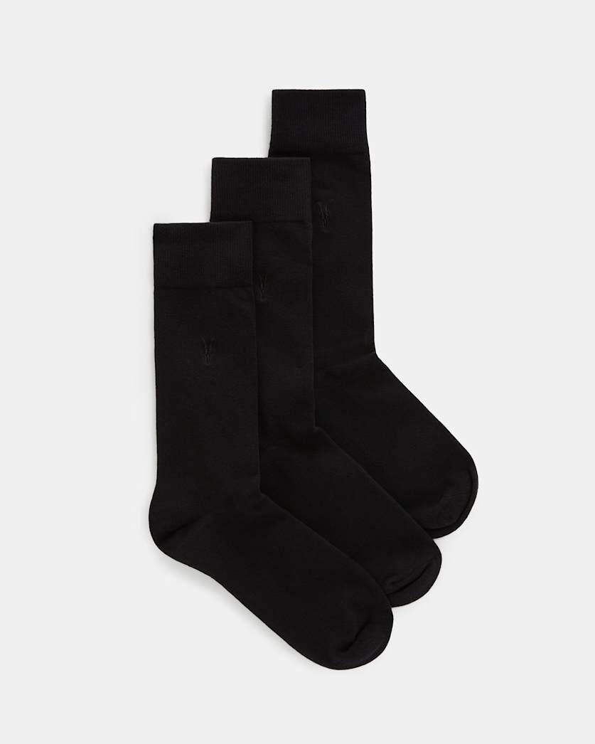 Adan Ramskull Embroidered Socks 3 Pack by ALLSAINTS