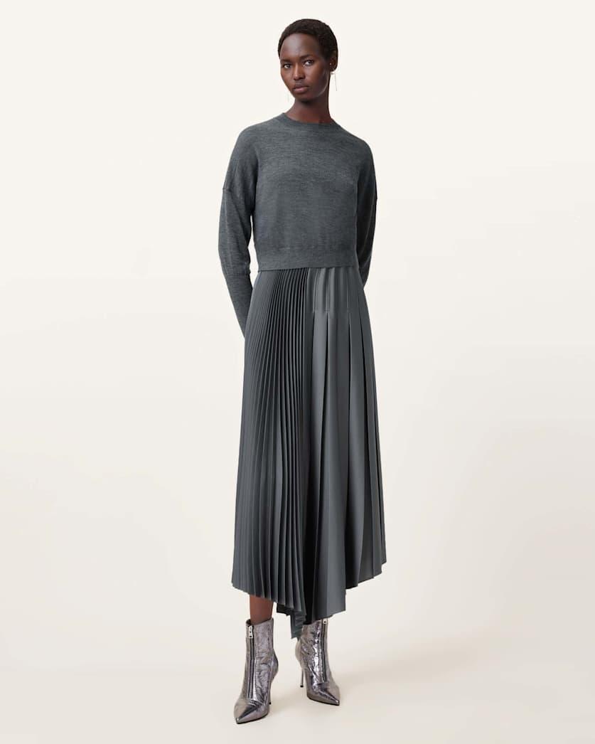 Adriana 2-In-1 Midi Dress by ALLSAINTS