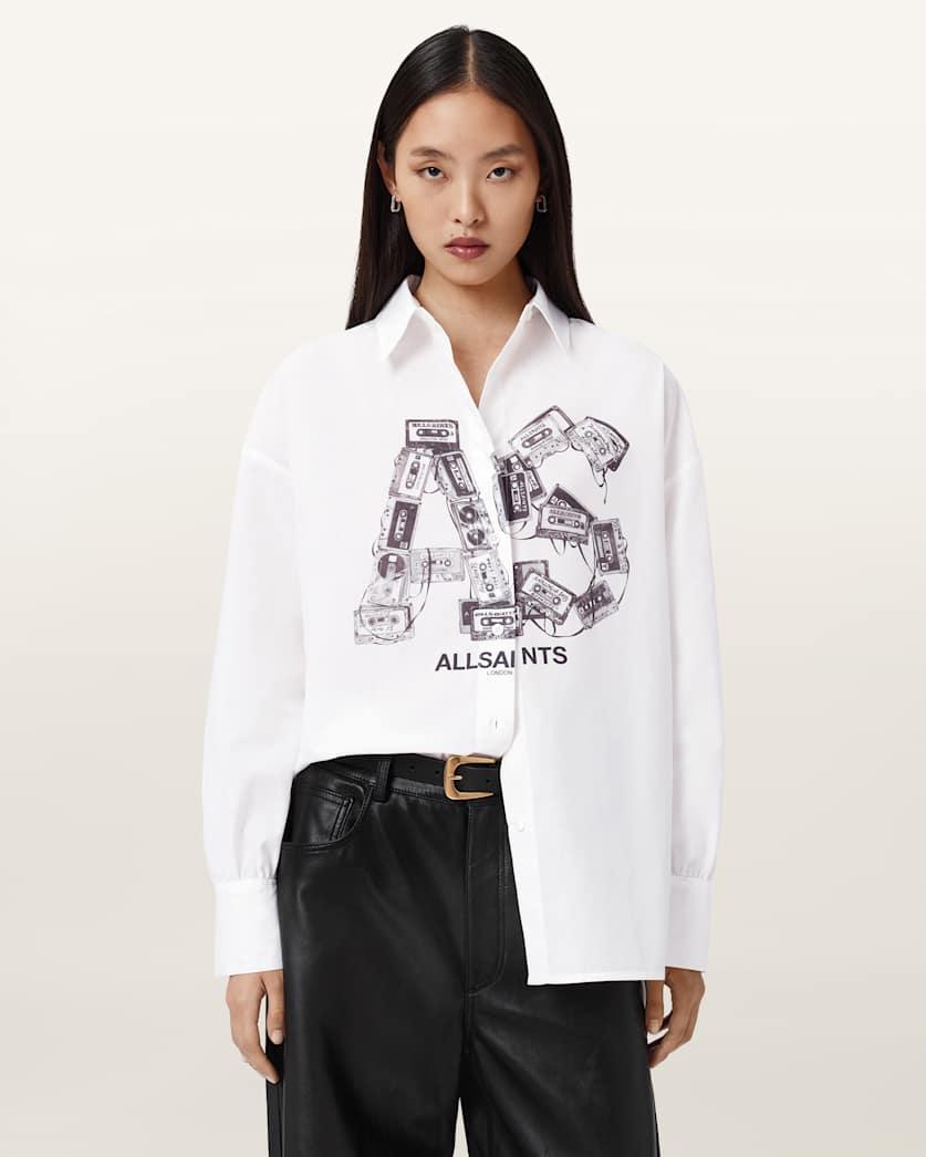 Adrienne Print Shirt by ALLSAINTS