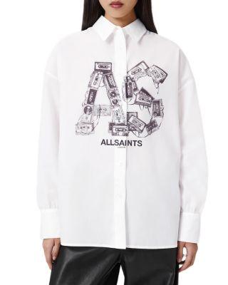 Adrienne Print Shirt by ALLSAINTS