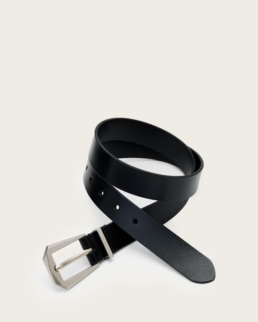 Agatha Leather Western Belt by ALLSAINTS