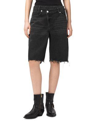 Aki Crossover Denim Shorts by ALLSAINTS