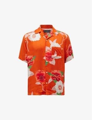 Alamein floral-print woven shirt by ALLSAINTS