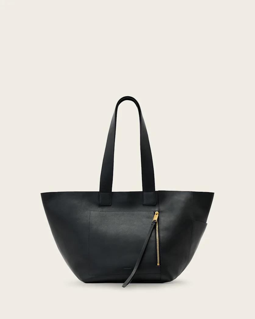 Alba Leather Tote Bag by ALLSAINTS