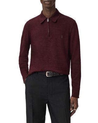 Albany Quarter Zip Polo Sweater by ALLSAINTS
