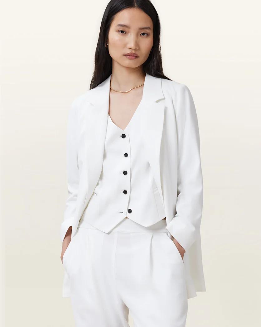 Aleida Lightweight Tri Waistcoat by ALLSAINTS