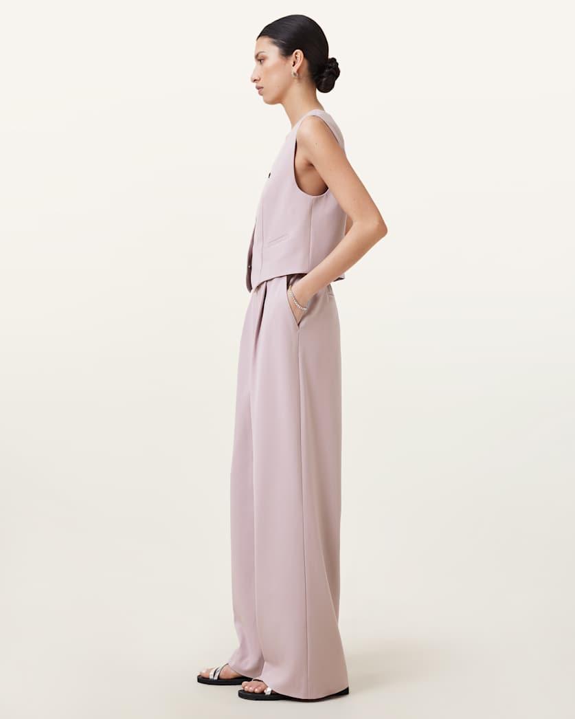 Aleida Lightweight Wide-Leg Trousers by ALLSAINTS