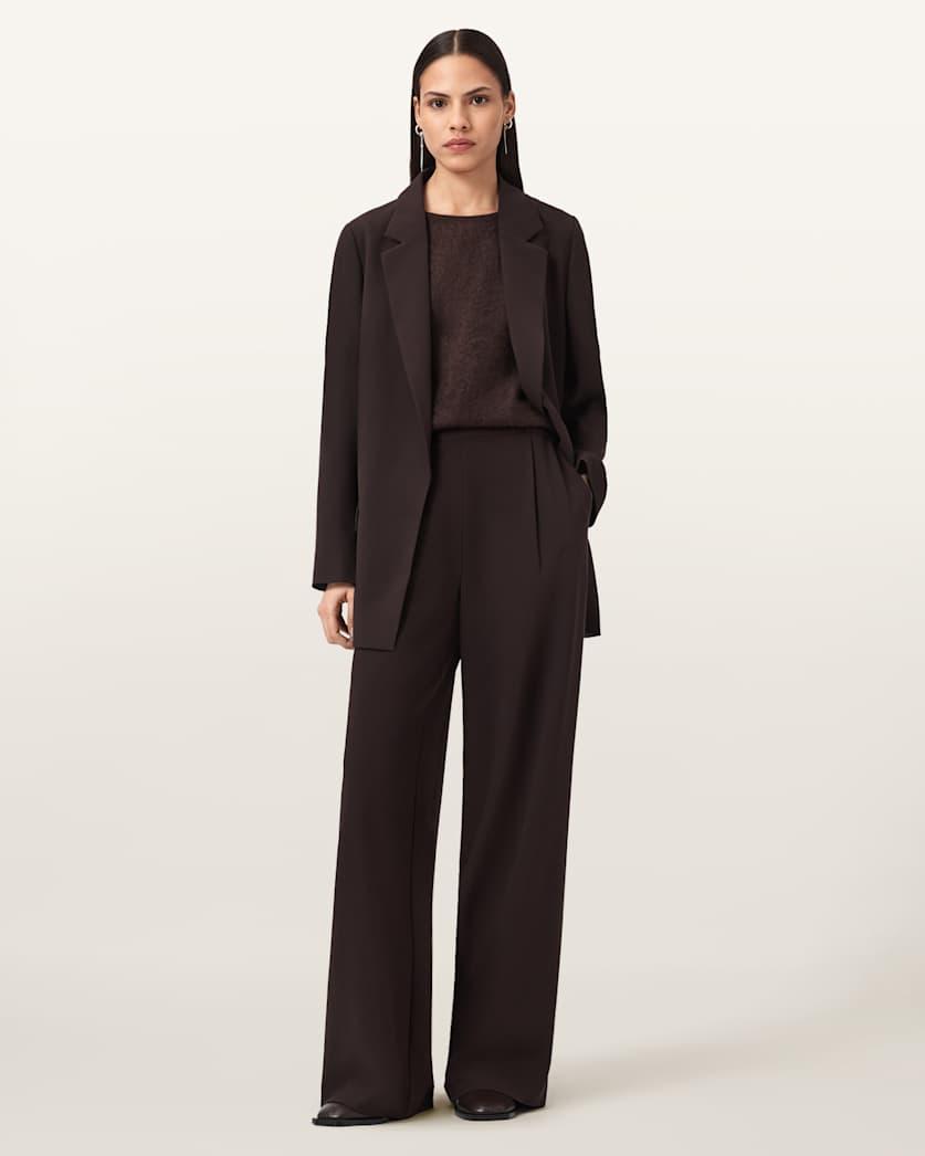 Aleida Lightweight Wide Leg Trousers by ALLSAINTS