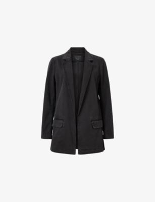 Aleida Single-Breasted Denim Blazer by ALLSAINTS
