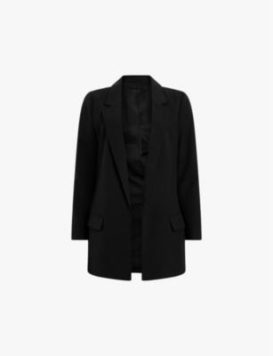 Aleida Tri regular-fit single-breasted stretch-woven blazer by ALLSAINTS