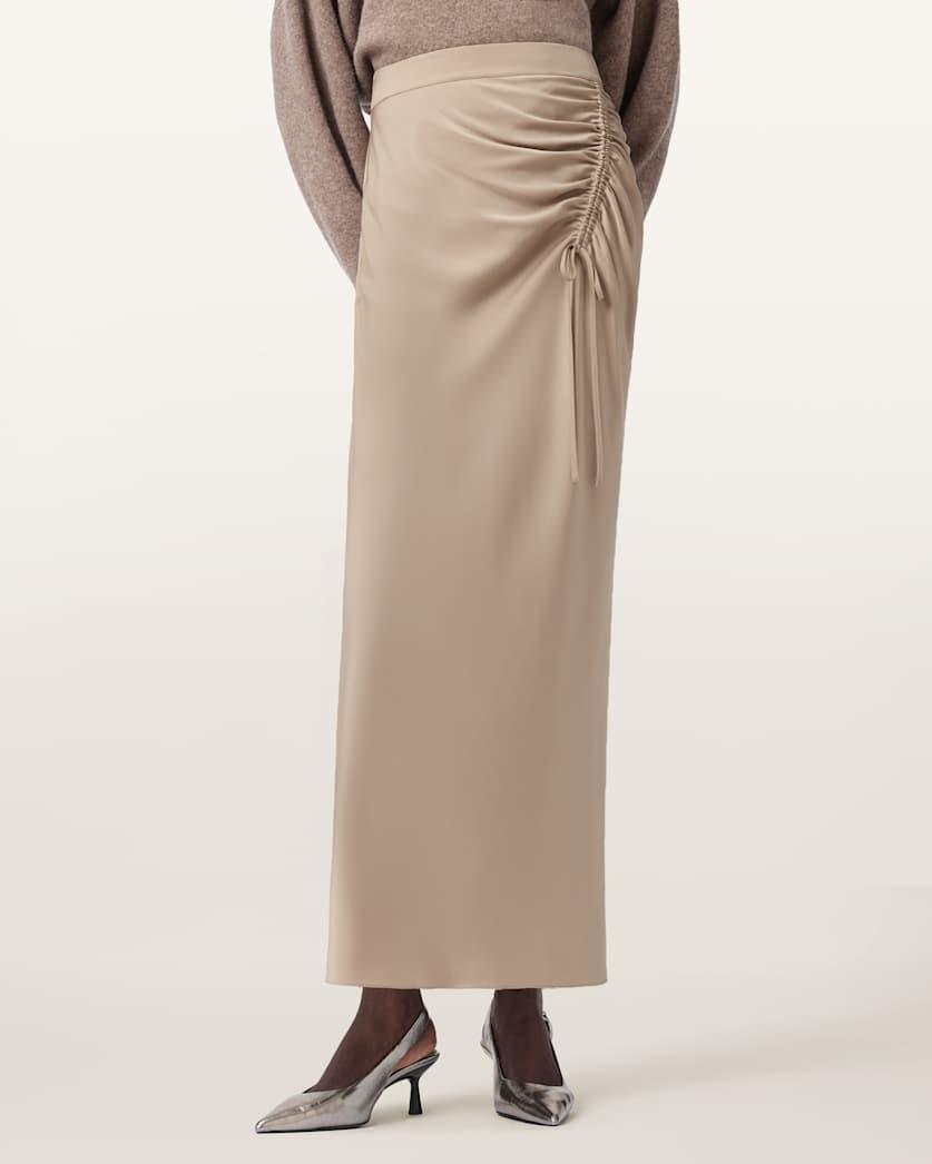 Alexia Gathered Maxi Skirt by ALLSAINTS