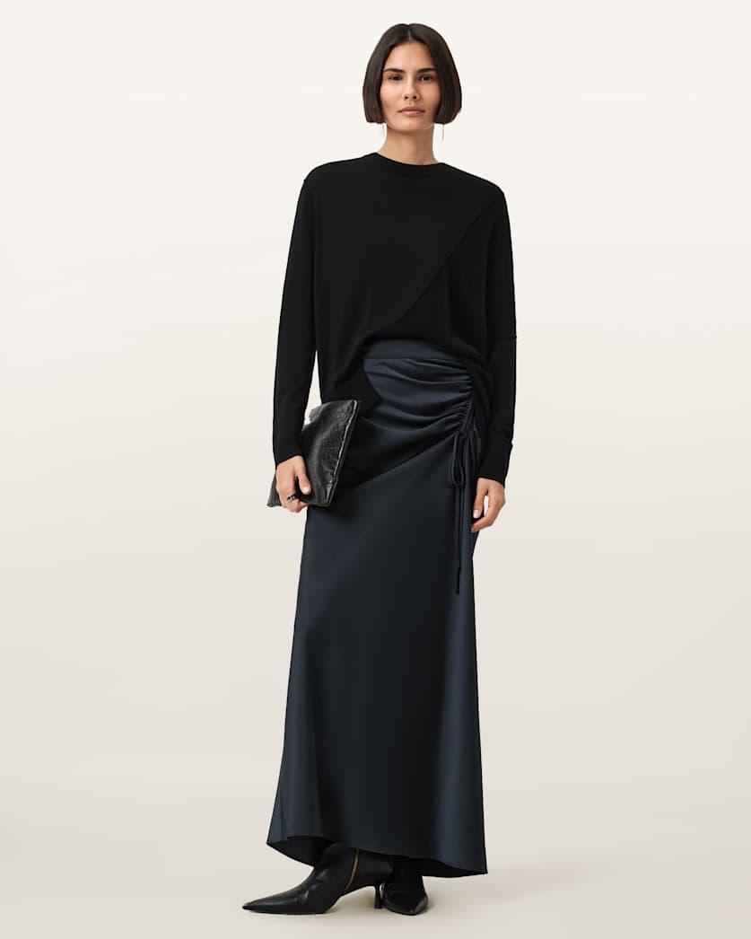Alexia Gathered Maxi Skirt by ALLSAINTS