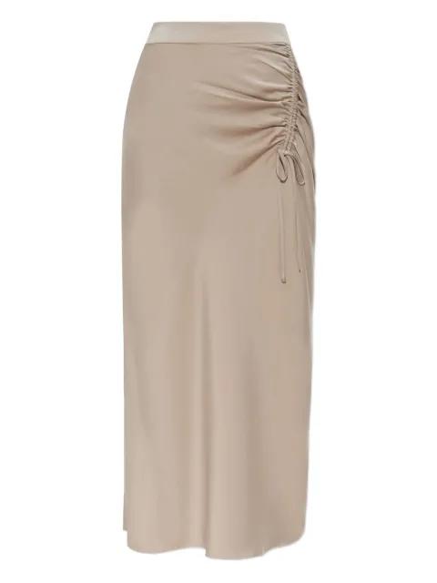 Alexia ruched drawstring midi skirt by ALLSAINTS