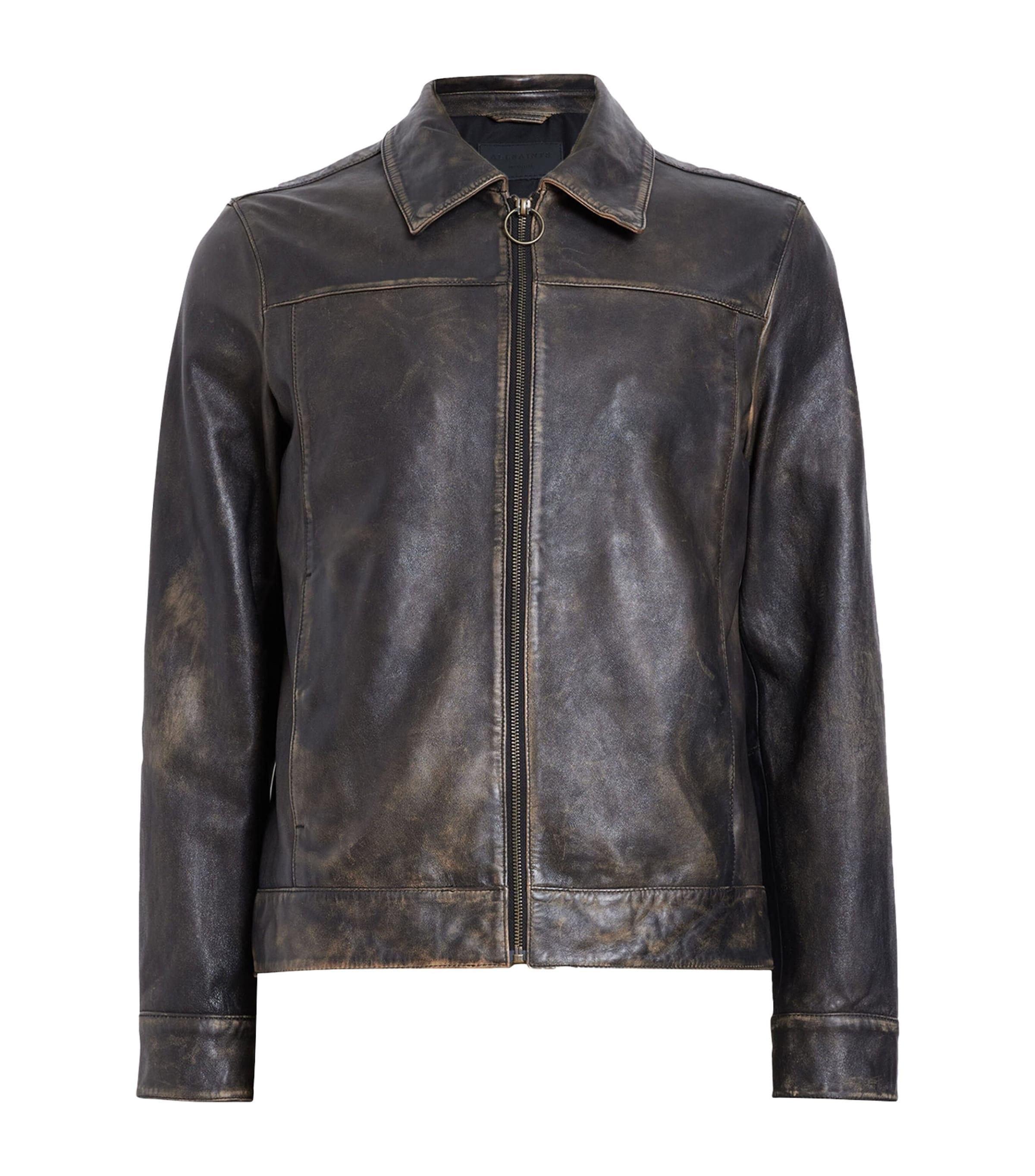 Alkan Leather Jacket by ALLSAINTS