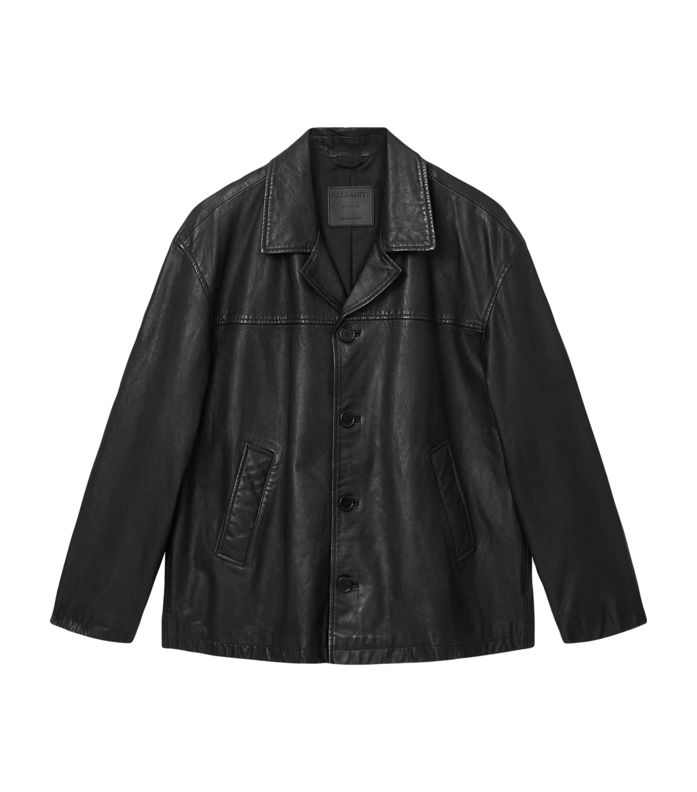 AllSaints Bradwell Leather Jacket by ALLSAINTS