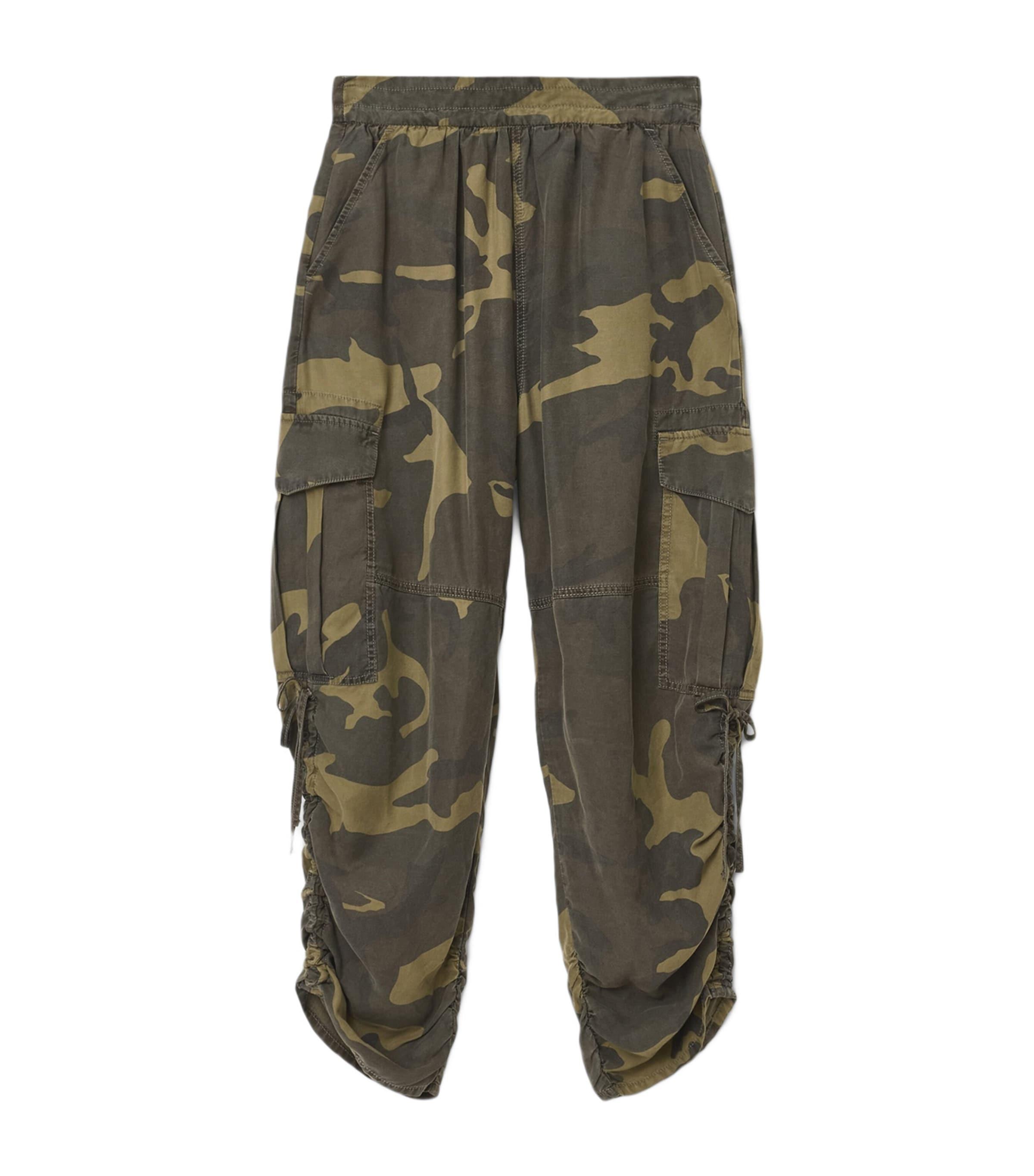 AllSaints Camouflage Print Kaye Cargo Trousers by ALLSAINTS AllSaints Camouflage Print Kaye Cargo Trousers by ALLSAINTS