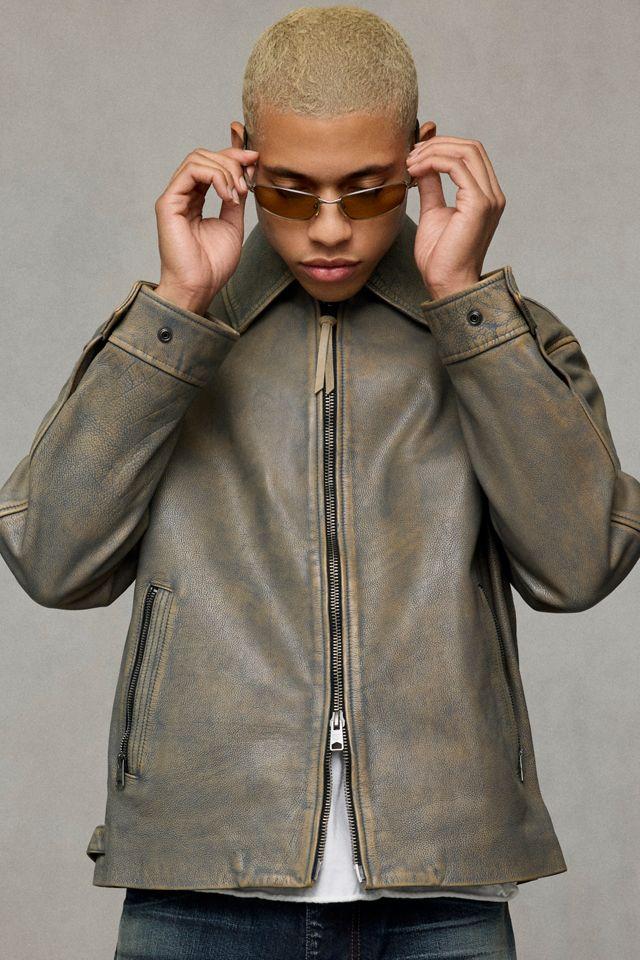 AllSaints Garrison Leather Jacket by ALLSAINTS