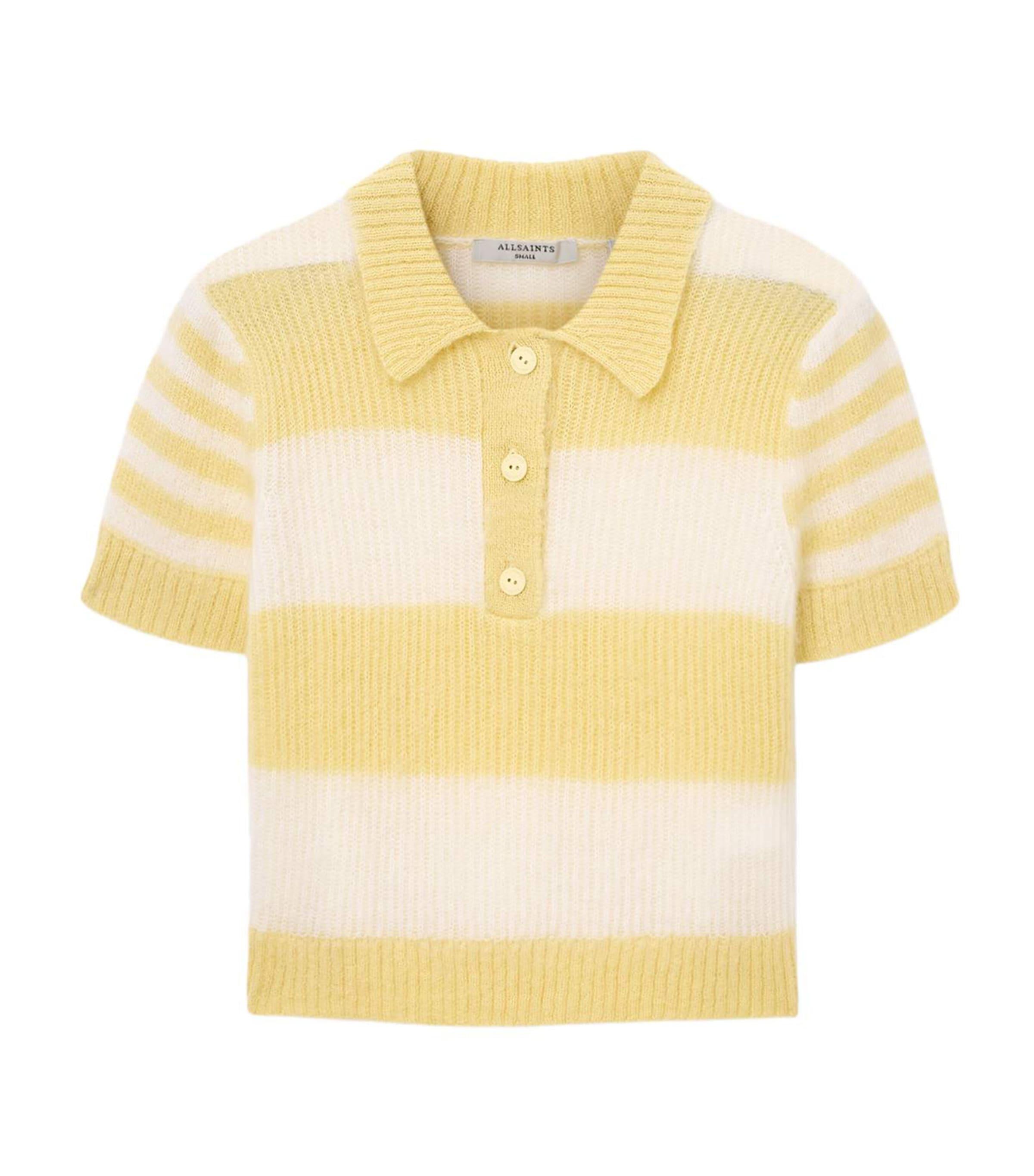 AllSaints Knitted Clem Polo Shirt by ALLSAINTS