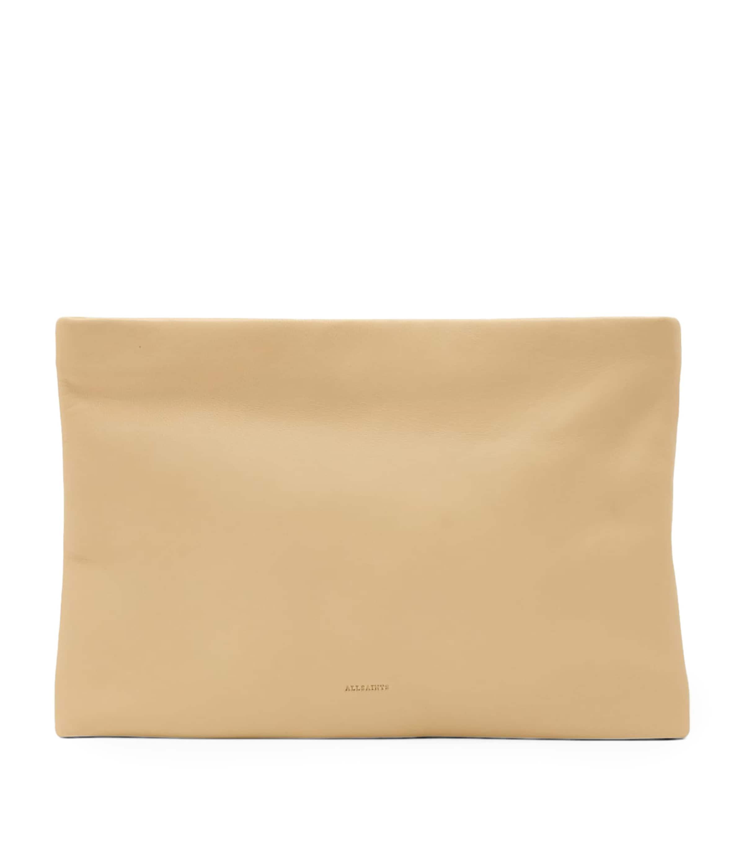 AllSaints Leather Bettina Clutch Bag by ALLSAINTS