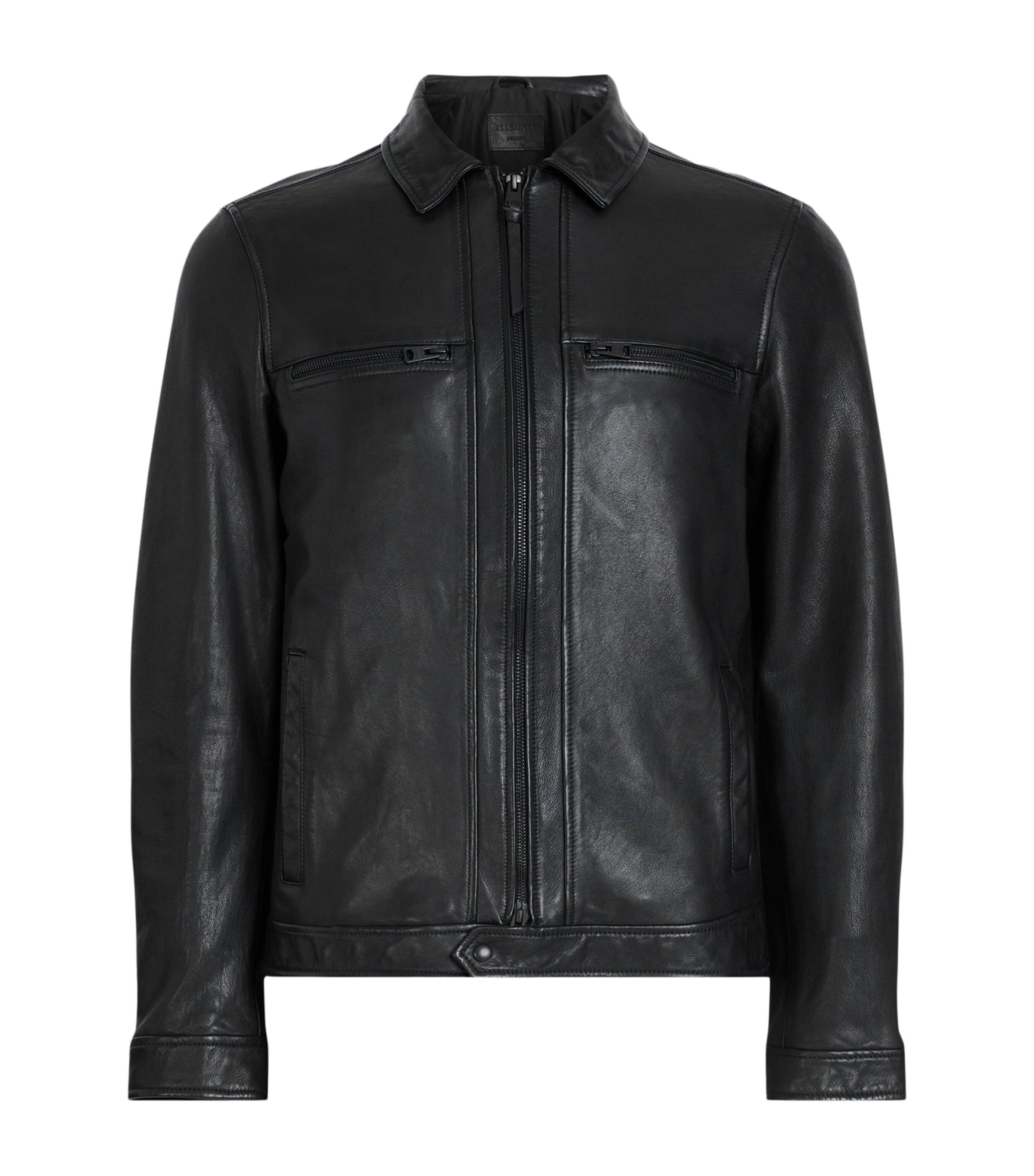 AllSaints Leather Luck Jacket by ALLSAINTS