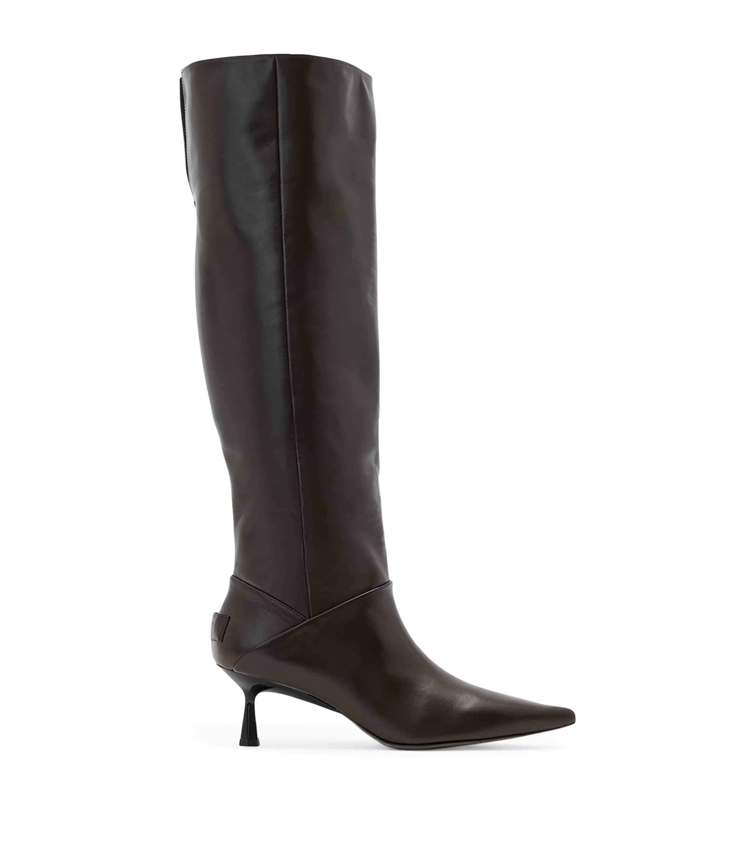 AllSaints Leather Odyssey Knee-High Boots 60 by ALLSAINTS