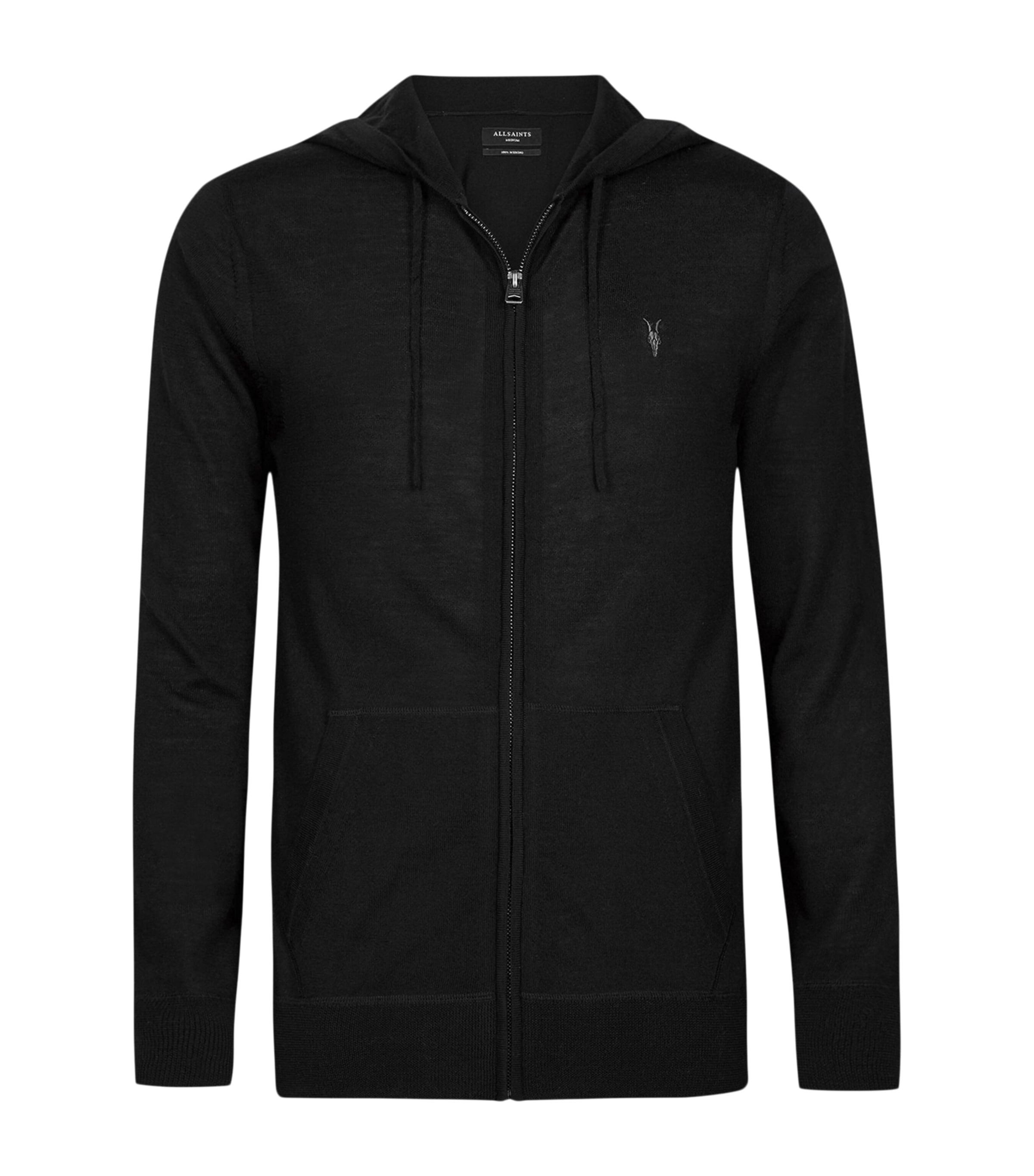 AllSaints Merino Wool Mode Hoodie by ALLSAINTS