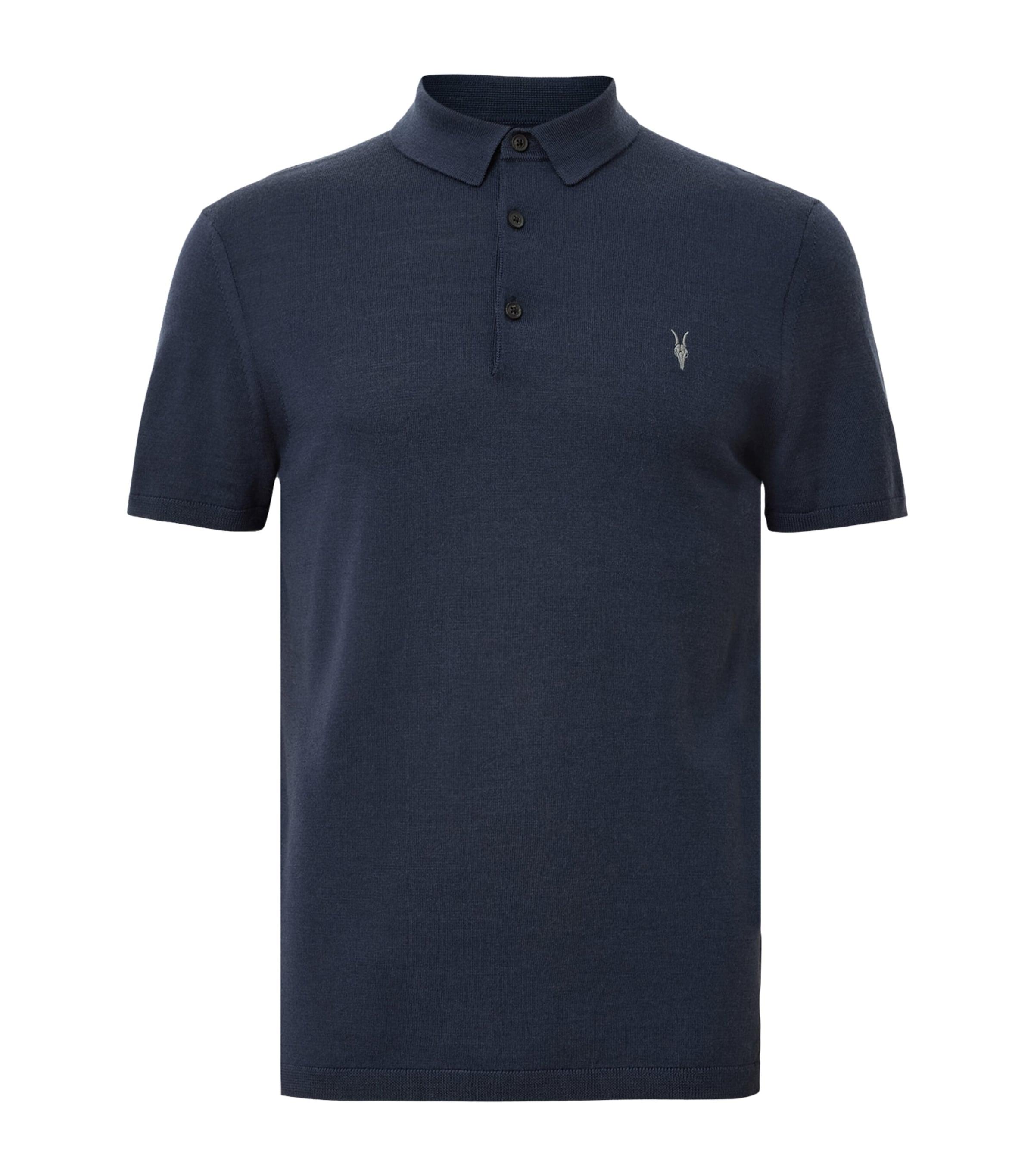 AllSaints Merino Wool Mode Polo Shirt by ALLSAINTS