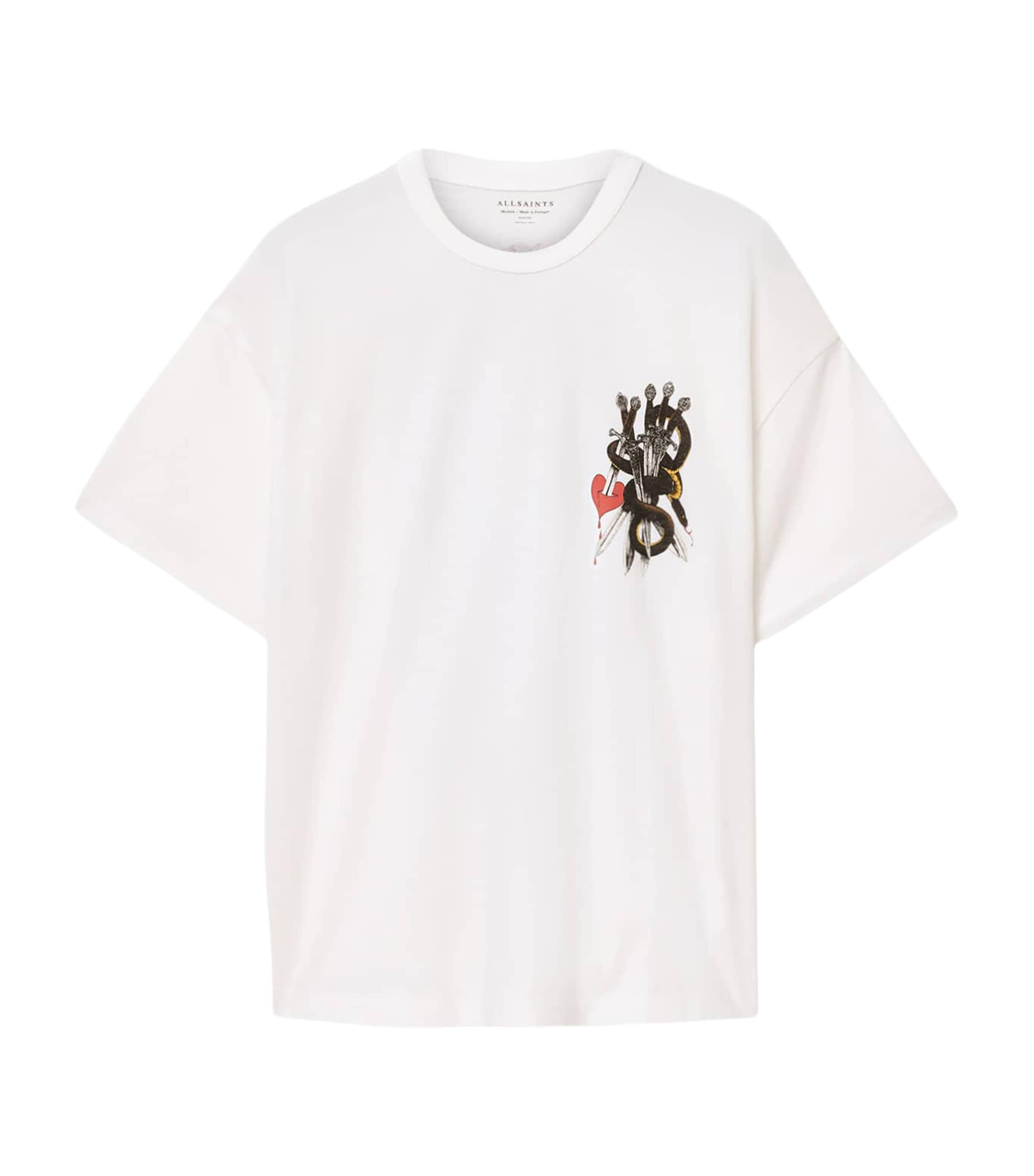 AllSaints Organic Cotton Serrate T-Shirt by ALLSAINTS
