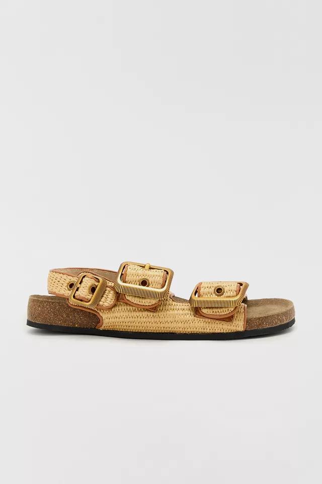 AllSaints Staffa Raffia Slingback Sandals by ALLSAINTS
