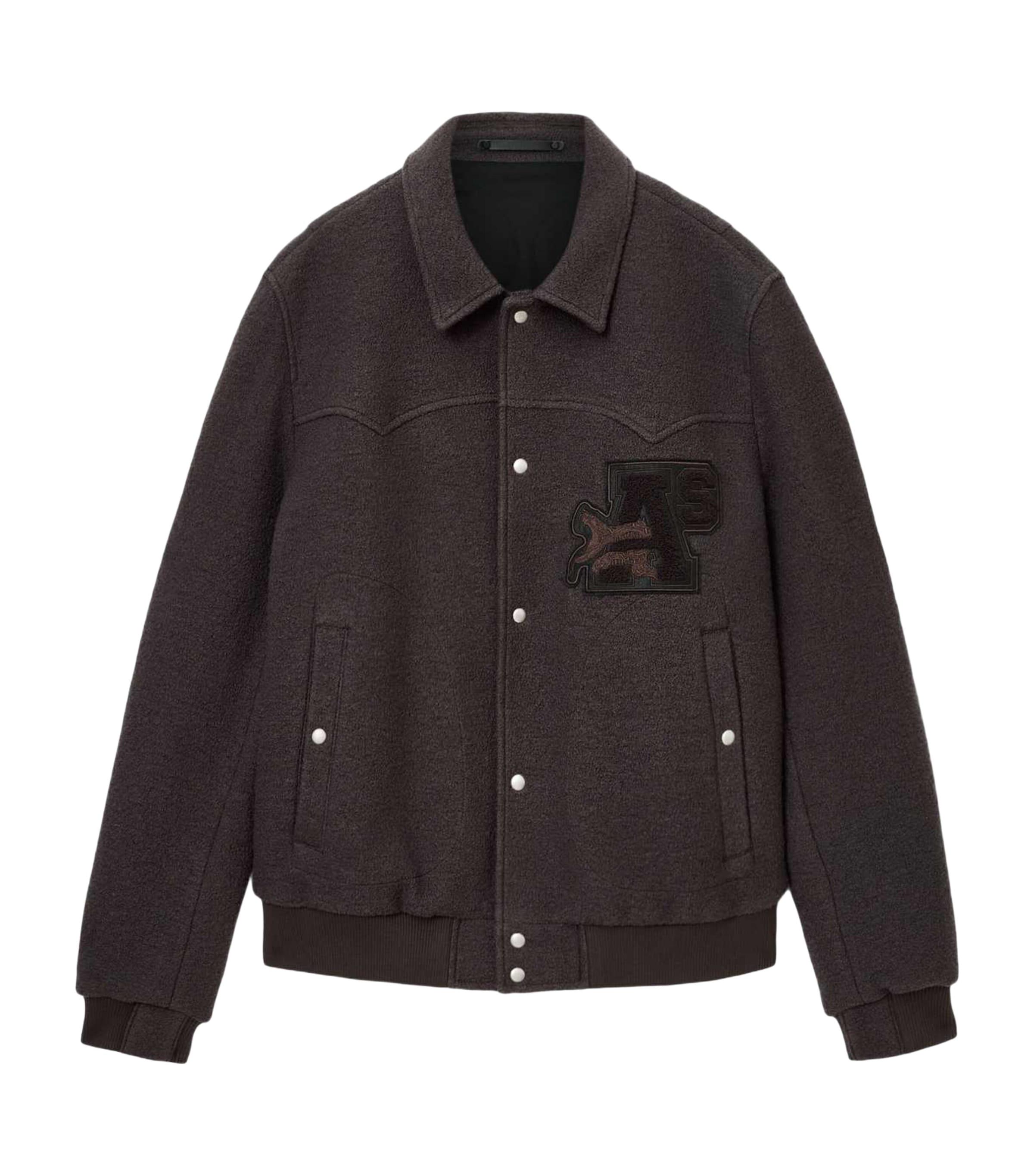 AllSaints Wool Royce Bomber Jacket by ALLSAINTS