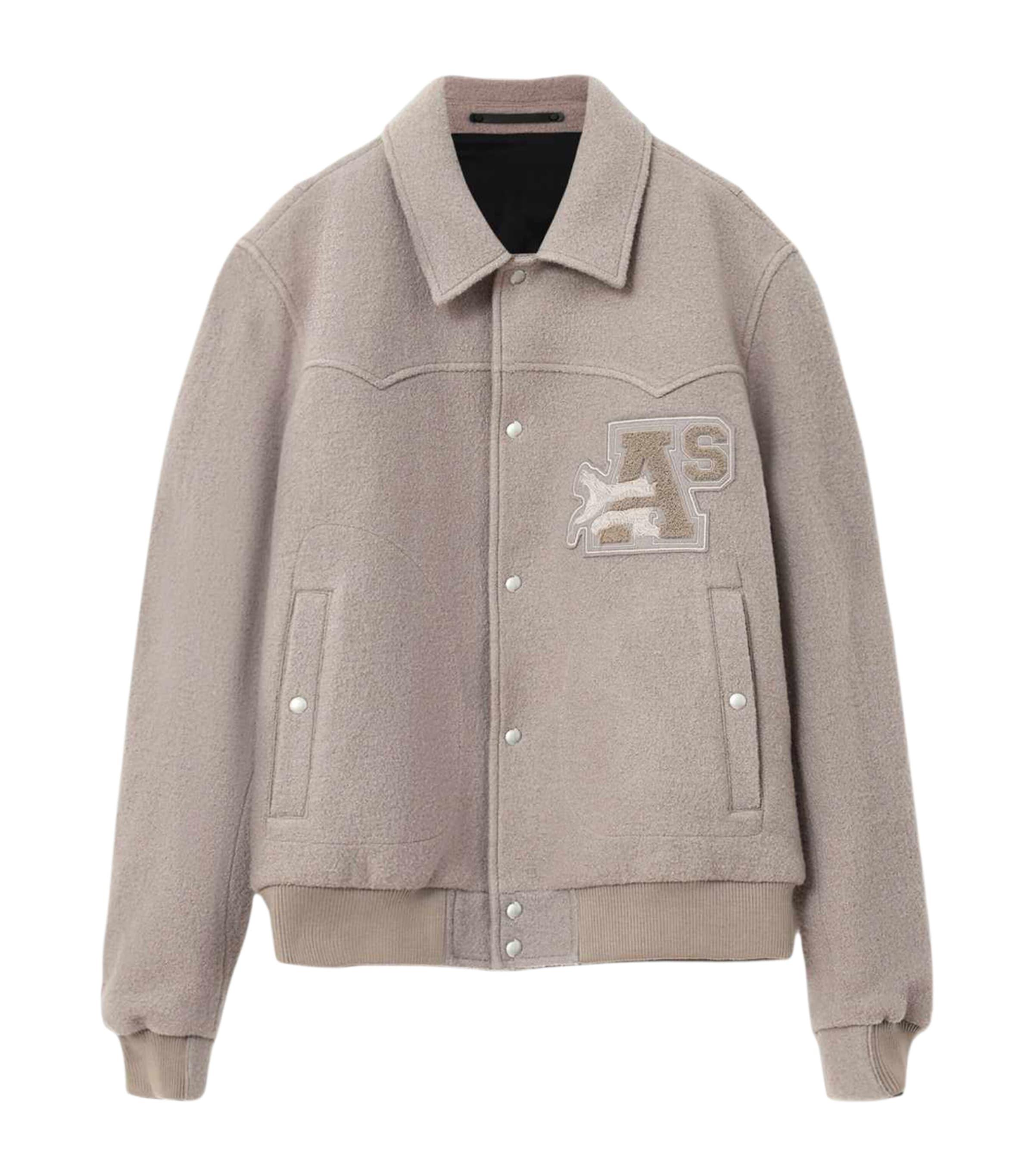 AllSaints Wool Royce Bomber Jacket by ALLSAINTS