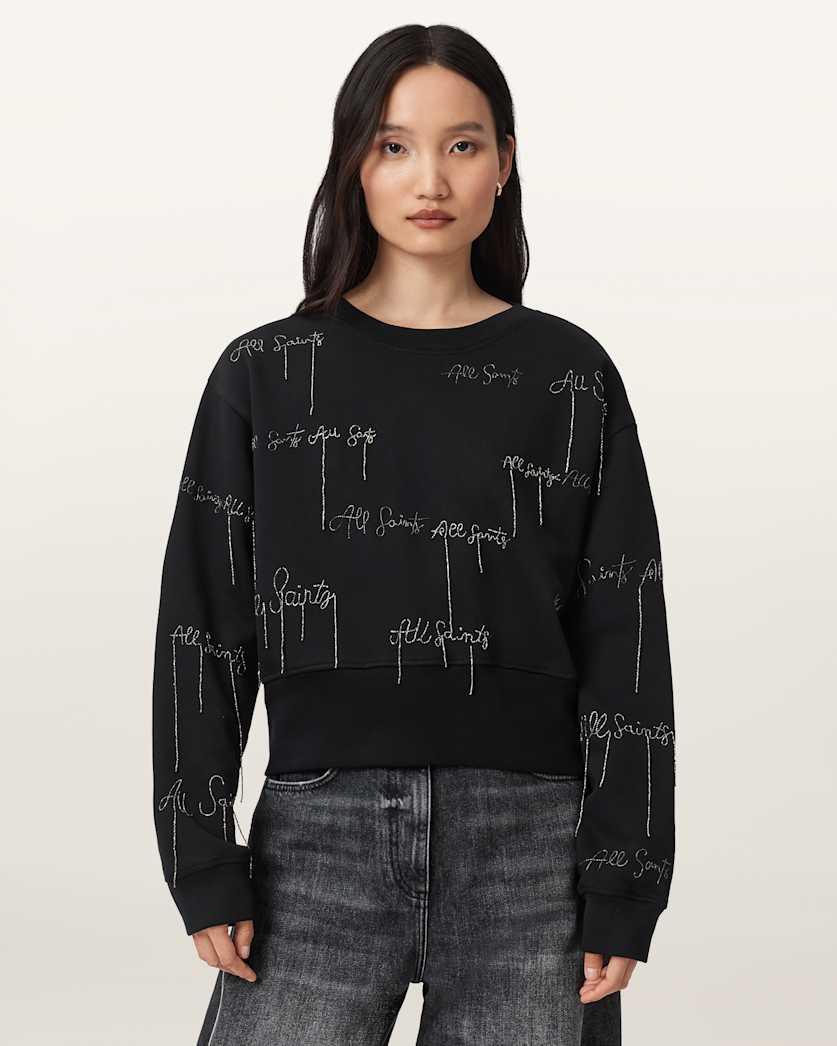 Allsaints Embellished Separo Sweatshirt by ALLSAINTS