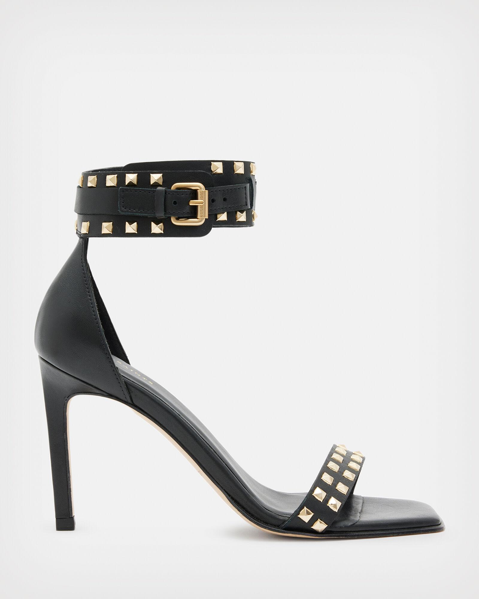 Alma Leather Pyramid Studded Sandal by ALLSAINTS
