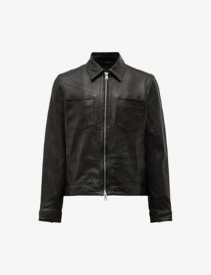 Aloy patch-pocket leather jacket by ALLSAINTS