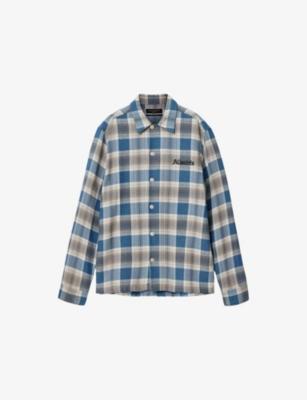 Alta Logo-Embroidered Checked Cotton Shirt by ALLSAINTS