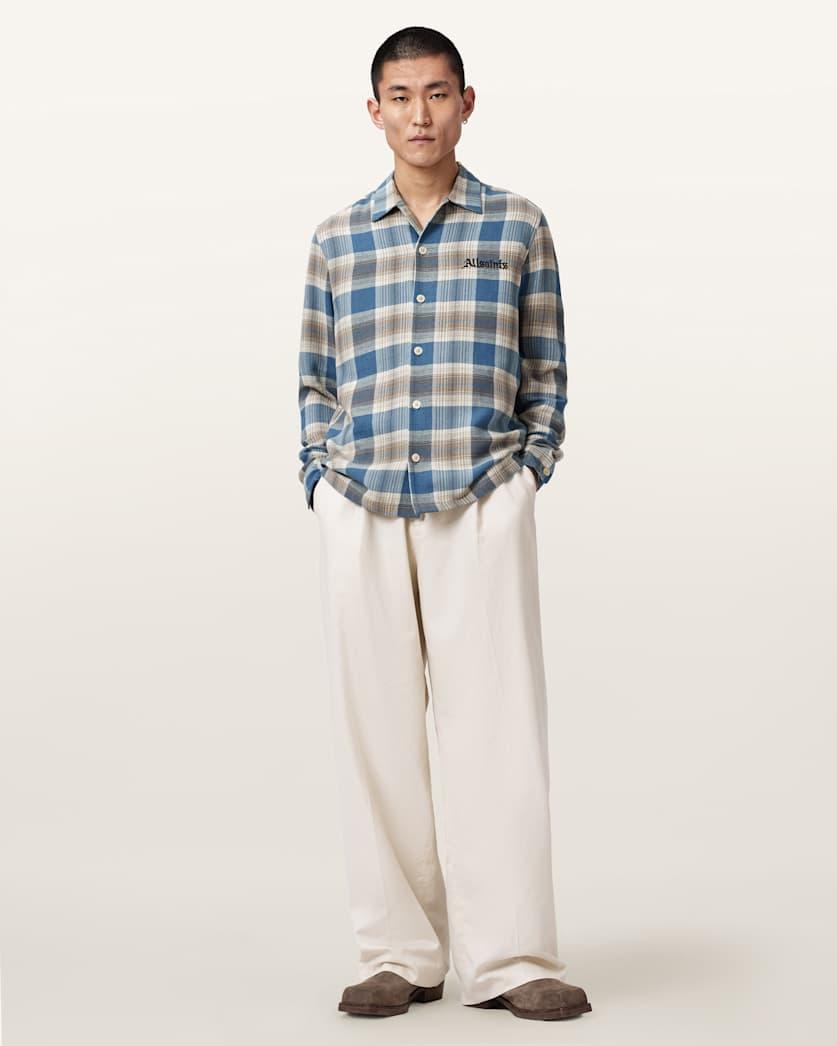 Alta Relaxed Long Sleeve Check Shirt by ALLSAINTS