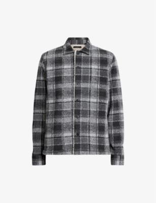 Altamount checked recycled polyester-blend jacket by ALLSAINTS