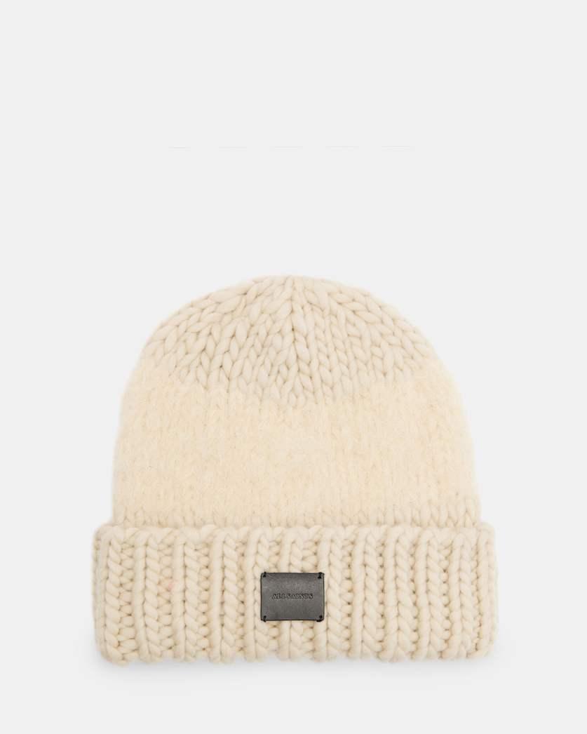 Amber Logo Patch Beanie by ALLSAINTS