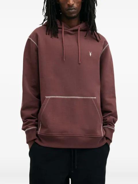 Amir contrast-stitch hoodie by ALLSAINTS