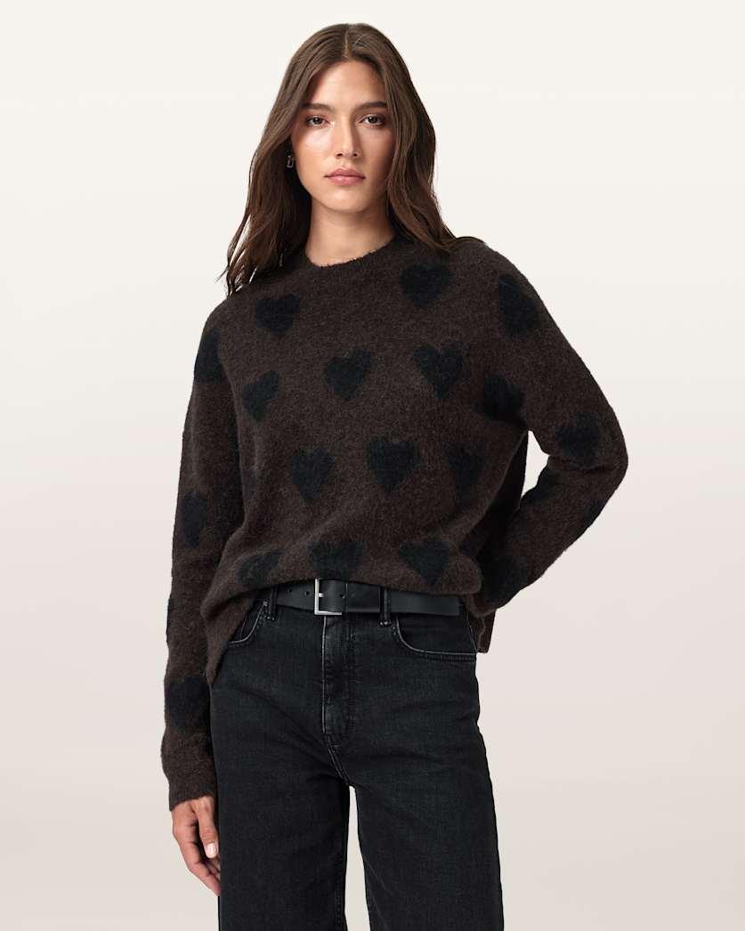 Amora Jacquard Brushed Jumper by ALLSAINTS