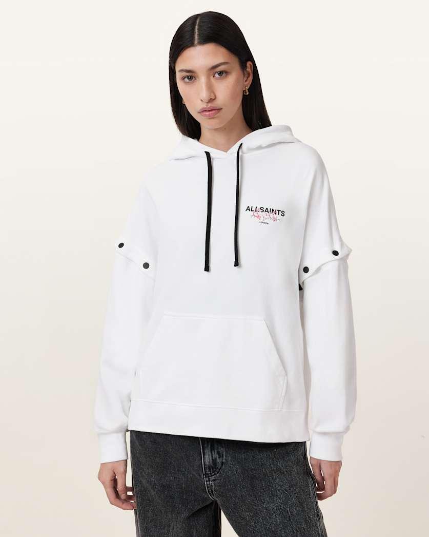 Amore Amphie Embroidered Hoodie by ALLSAINTS