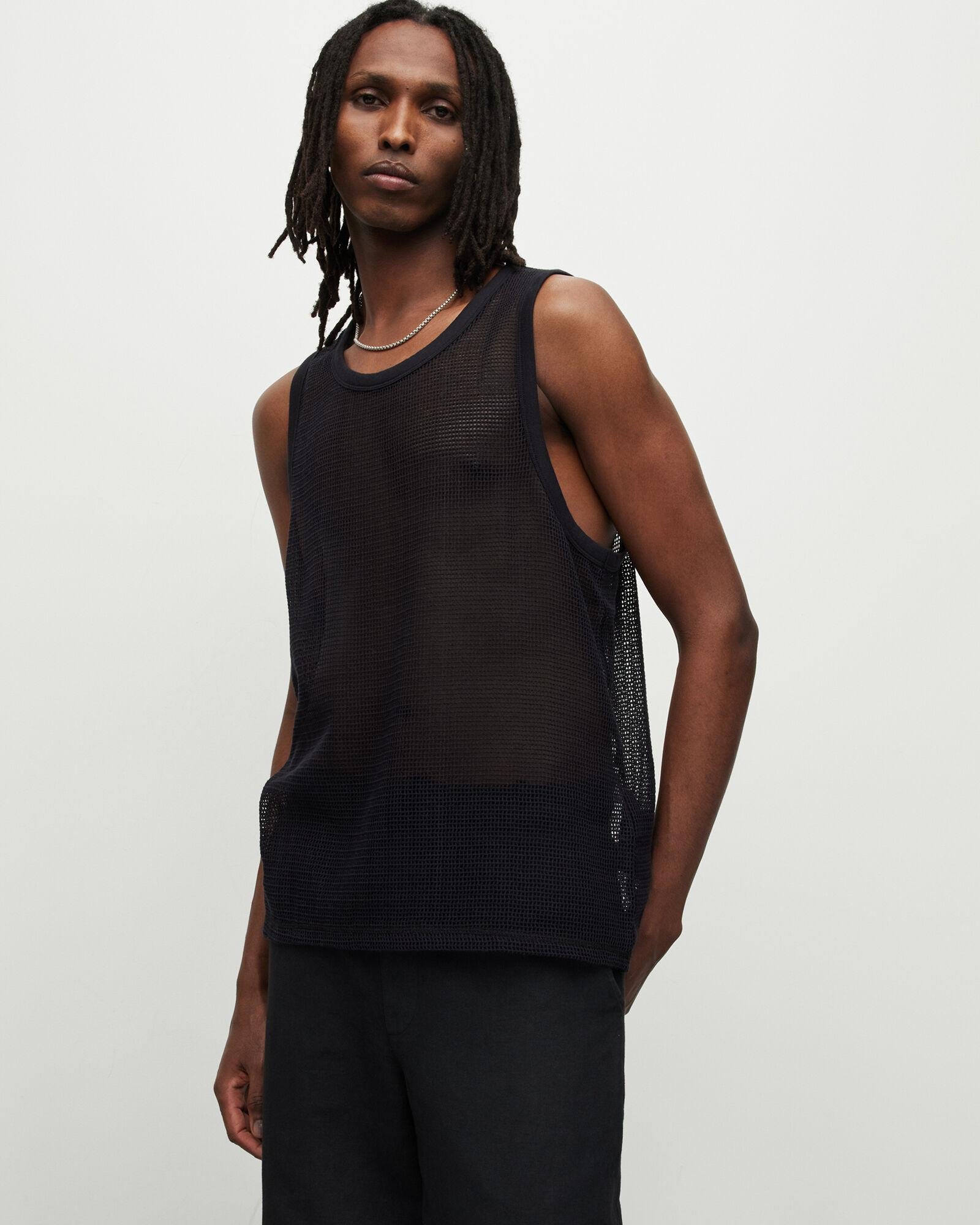 Anderson Mesh Relaxed Fit Tank by ALLSAINTS