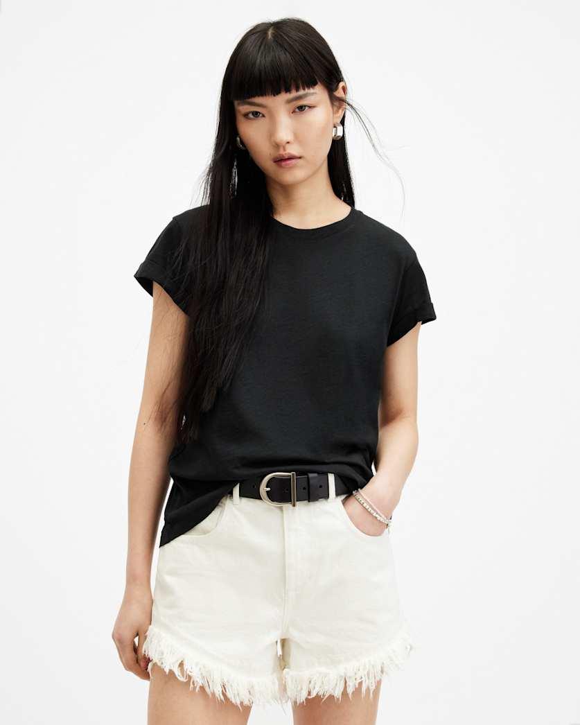 Anna Crew Neck Short Sleeve T-Shirt by ALLSAINTS