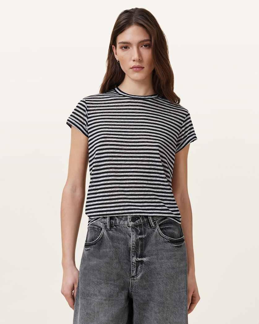 Anna Crew Neck Short Sleeve T-Shirt by ALLSAINTS