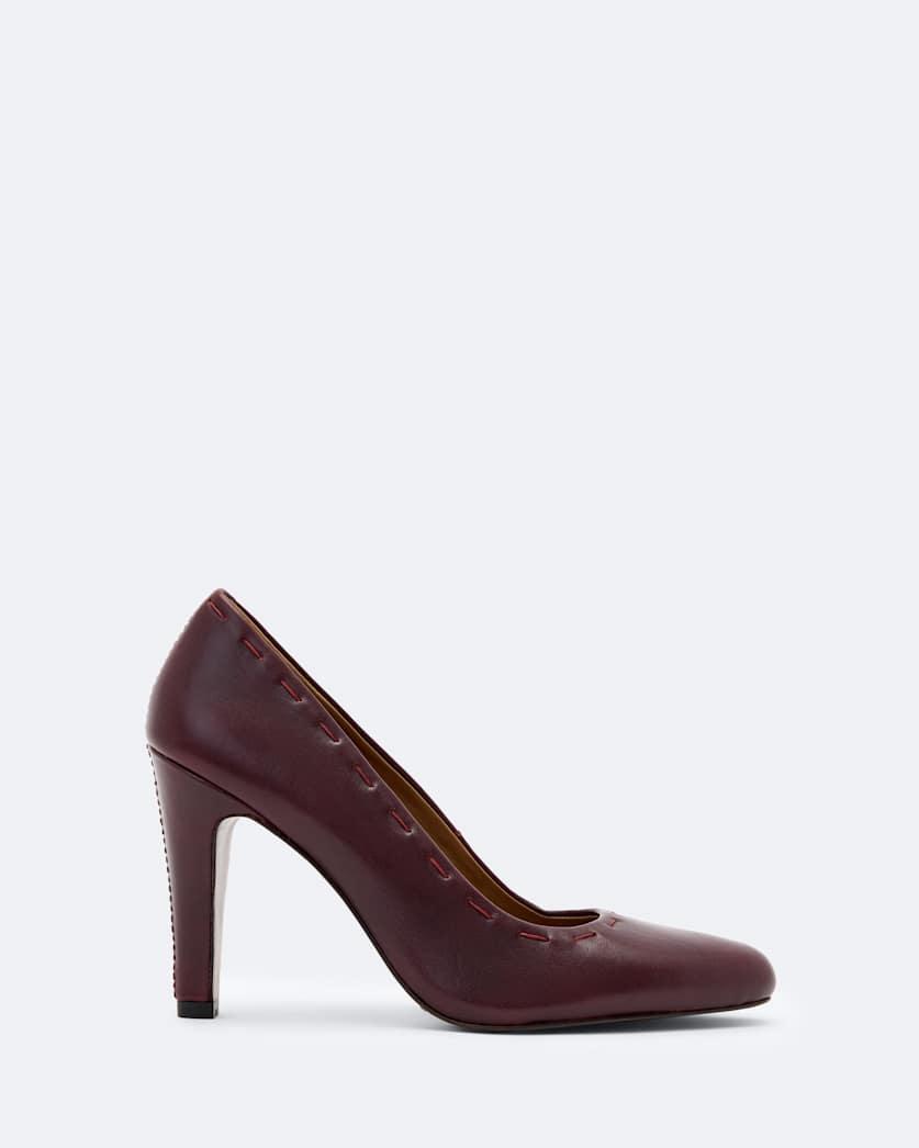 Anna Hand-Stitch Almond-Toe Court Shoe by ALLSAINTS