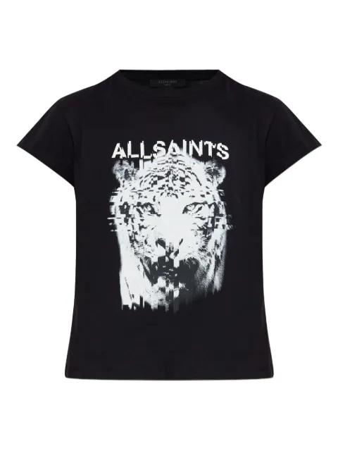 Anna tiger-print T-shirt by ALLSAINTS