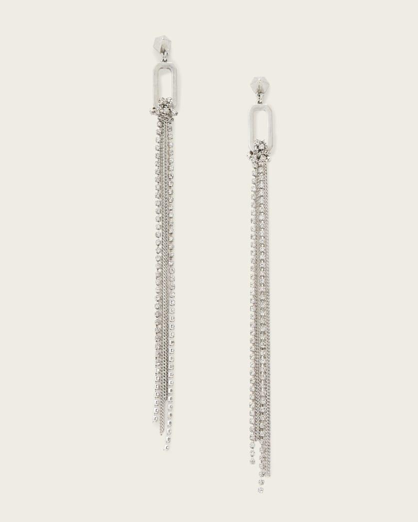 April Chain Fringe Earrings by ALLSAINTS