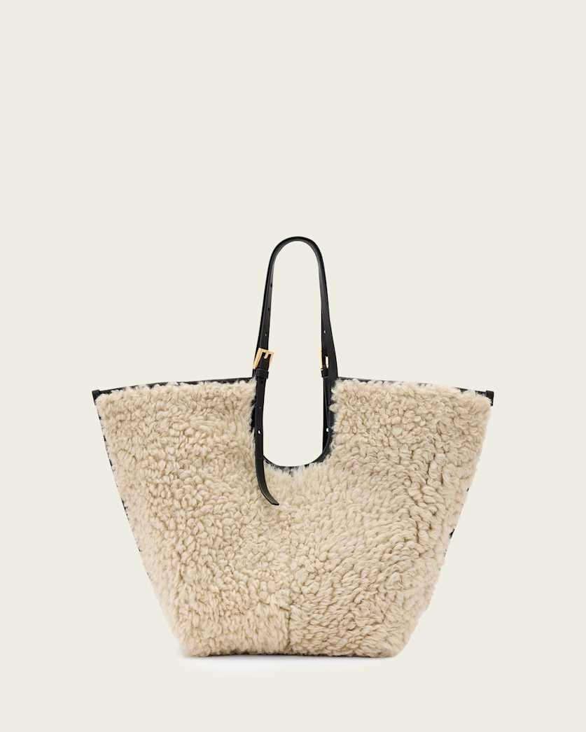 Ara Shearling Tote Bag by ALLSAINTS